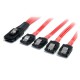 StarTech.com Cable Adaptador de 50cm Mini SAS Serial Attached SCSI SFF 8087 mSAS iSAS Interno a 4x SATA Cierre Latching